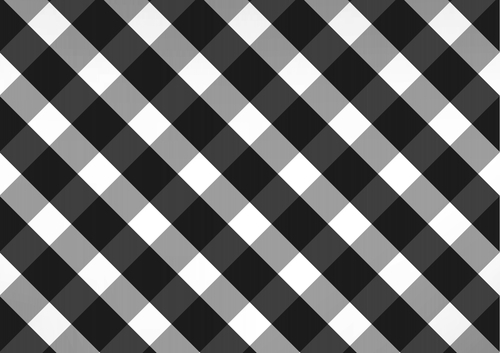 Teste padrão preto e branco cruzado
