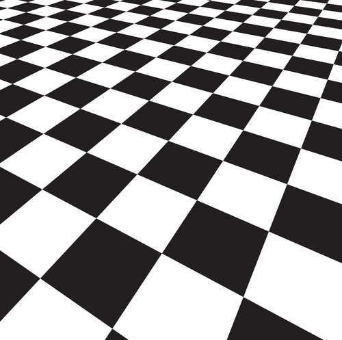 Motivo a scacchi bianco e nero