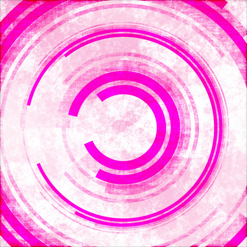Abstrakta rosa cirklar