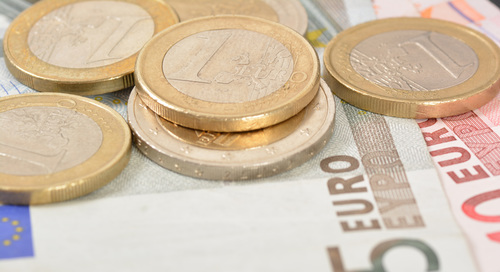 Euromynt och eurosedlar