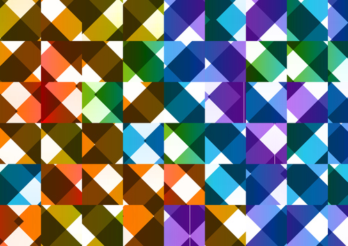 Colored abstract tiles background