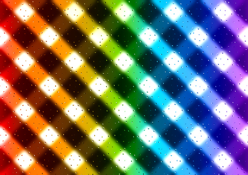 Crisscross colored pattern