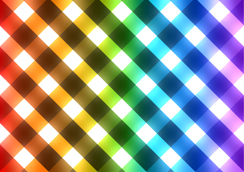 Glowing checkered pattern