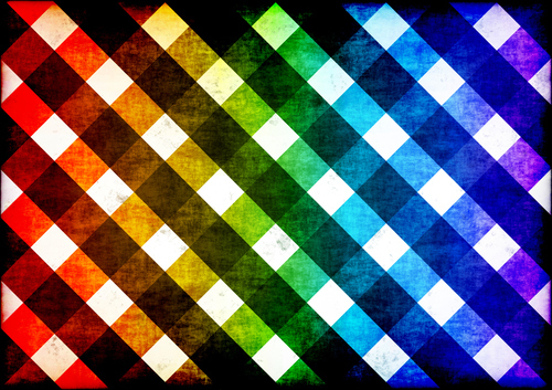 Grunge checkered pattern
