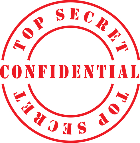 Confidential top secret