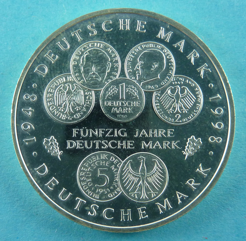 German 10 Mark coin