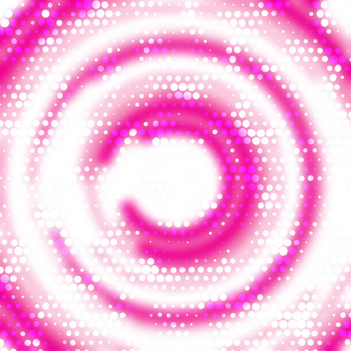 Halftone pink and white pattern