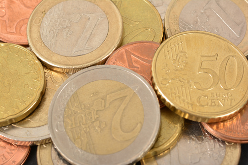 Euro coins