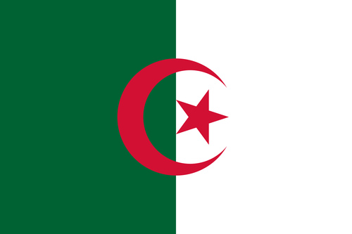 Flagga av Algeriet