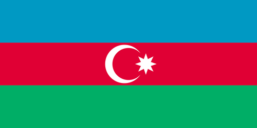 Bandera de Azerbaiyán