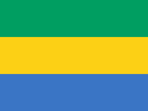 Gabon Cumhuriyeti bayrağı