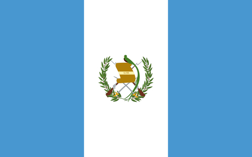 Flaggan i Guatemala