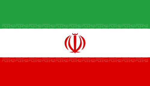 Flagga av Iran