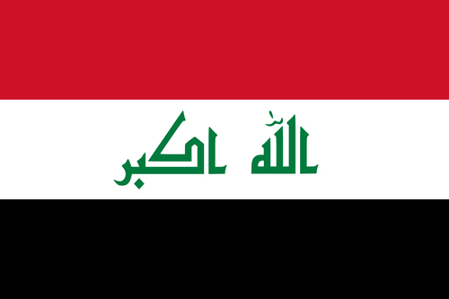 Flagga av Irak