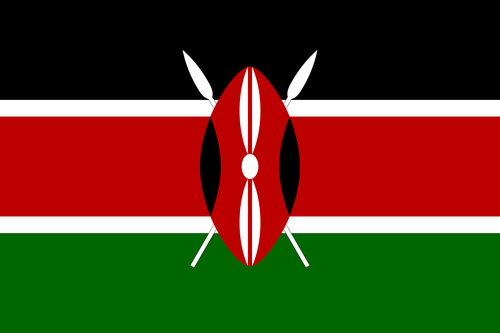 Flaggan i Kenya