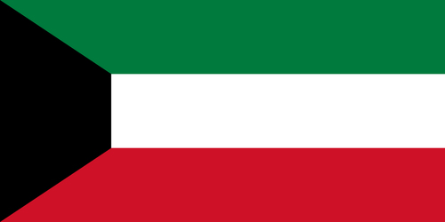 Flagga av Kuwait