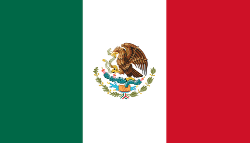 Flaggan i Mexiko