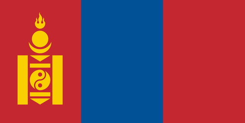 Flagga av Mongoliet