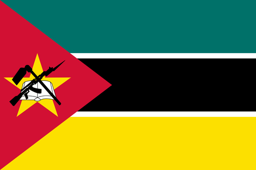 Mozambik Cumhuriyeti bayrağı