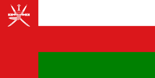 Flagga av Oman