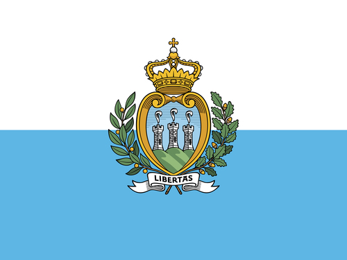 Flagga av San Marino