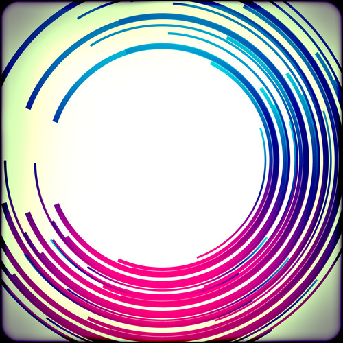 Abstract round lines background