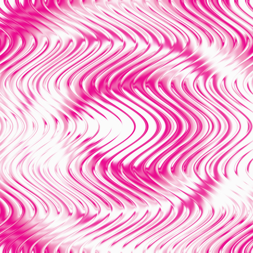 Wavy pattern on pink background