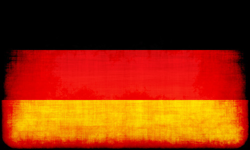 Německá vlajka grunge textura