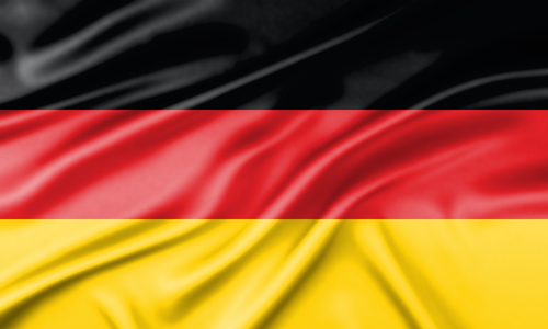 Almanya 2 dalgalı bayrağı
