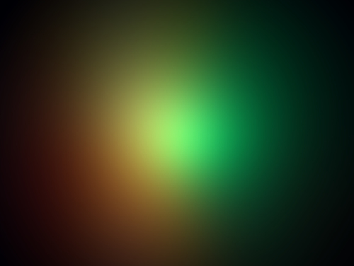 Glowing light on gradient background