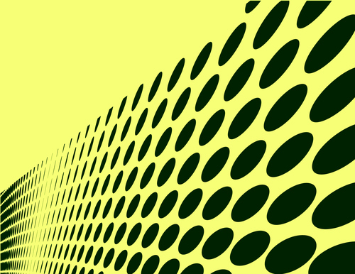 Halftone effect yellow background