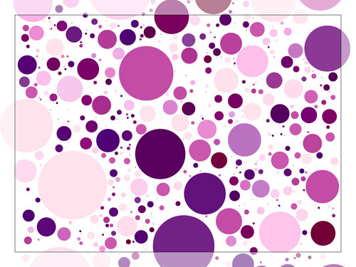 Purple and pink dots
