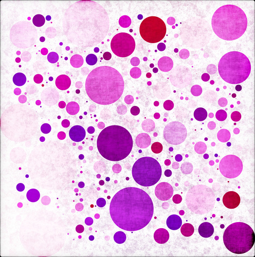 Random purple dots