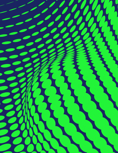 Gráfica de patrón de medios tonos verdes