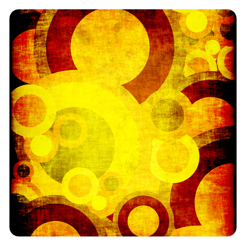 Colorful random abstract circles