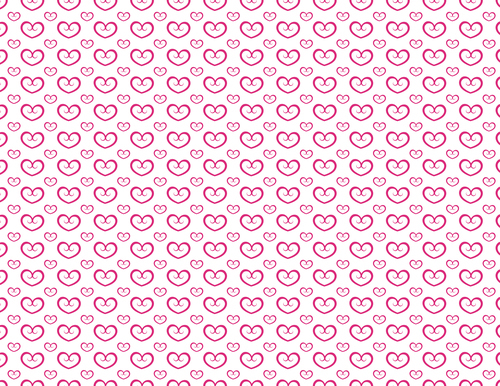 Repetitive pattern love theme