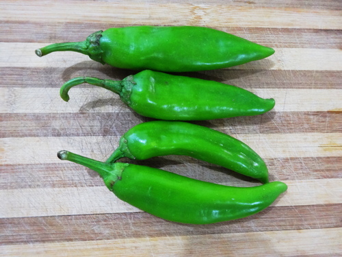 Groene pepers