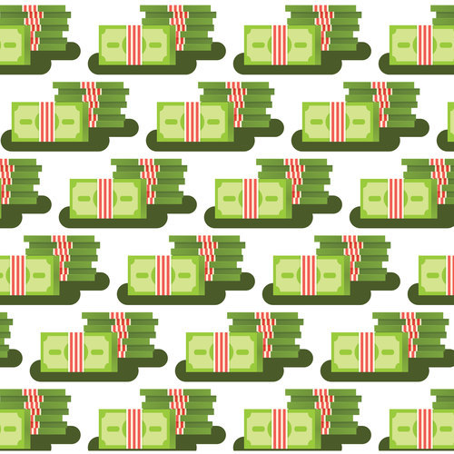 Money seamless pattern