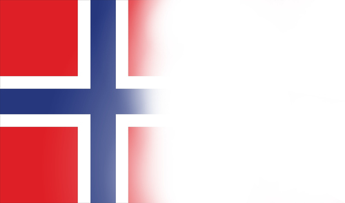 Norwegian flag presentation background