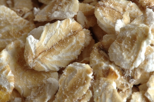 Oatmeal close-up image