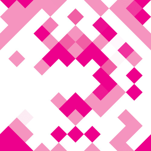 Rosa pixel astratto