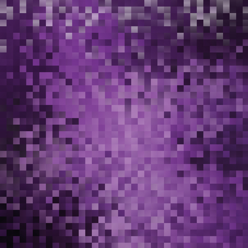 Effet de pixels fond violet