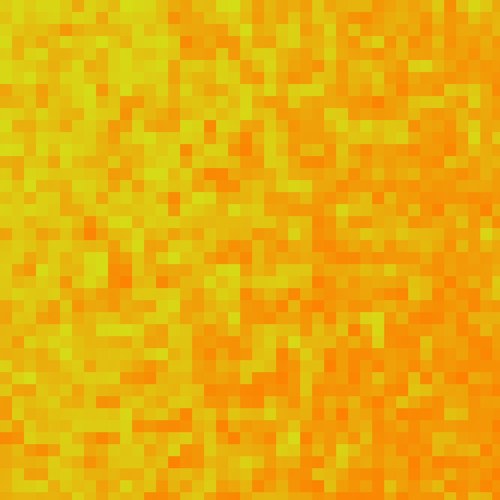 Pixels gele achtergrond