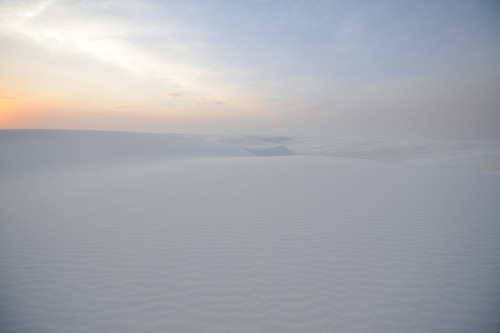 White Sands, por do sol