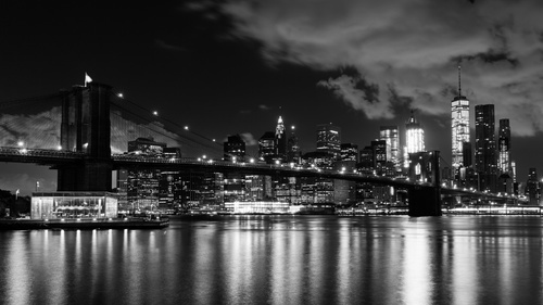 Нью-Йорк в черно-белом