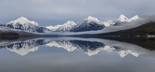 Bergen van Glacier national park