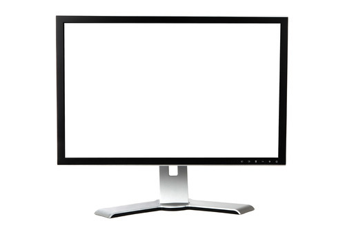 Monitor en blanco