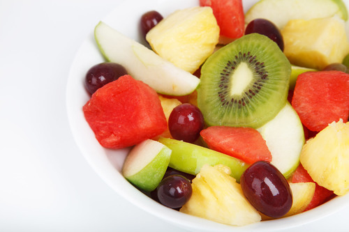 Fruit salad close up image