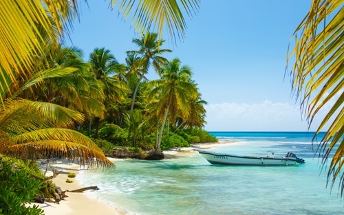 Caribisch strand