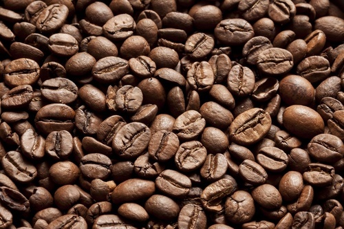Cafea boabe prim-plan ohoto